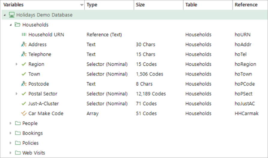 System variables